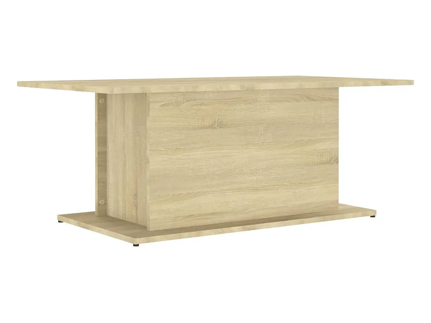 Online vidaxl Mesa de centro 102x55,5x40 cm derivados madeira carvalho sonoma Bege