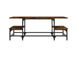 Sale Mesa de centro 100x50,5x40 cm derivados madeira carvalho fumado PT529932 Castanho