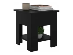 Mesa De Centro*vidaxl Mesa de centro 40x40x42 cm derivados de madeira Preto