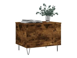 Mesa De Centro* Mesa de centro 60x44,5x45 cm derivados madeira carvalho fumado PT481012 Castanho