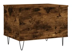 Mesa De Centro* Mesa de centro 60x44,5x45 cm derivados madeira carvalho fumado PT481012 Castanho