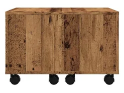 Outlet vidaxl Mesa de centro 60x60x38 cm derivados de madeira madeira velha Natural claro