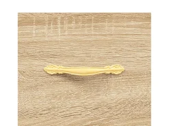 New vidaxl Mesa de centro 50x50x40 cm derivados de madeira carvalho sonoma Natural claro