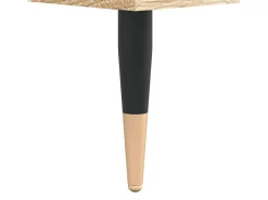 New vidaxl Mesa de centro 50x50x40 cm derivados de madeira carvalho sonoma Natural claro