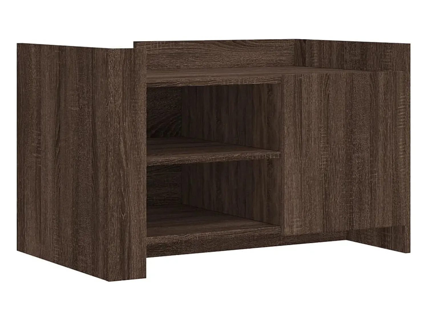 Hot vidaxl Mesa de centro 80x50x50 cm derivados madeira carvalho castanho Natural claro