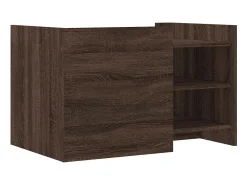Hot vidaxl Mesa de centro 80x50x50 cm derivados madeira carvalho castanho Natural claro