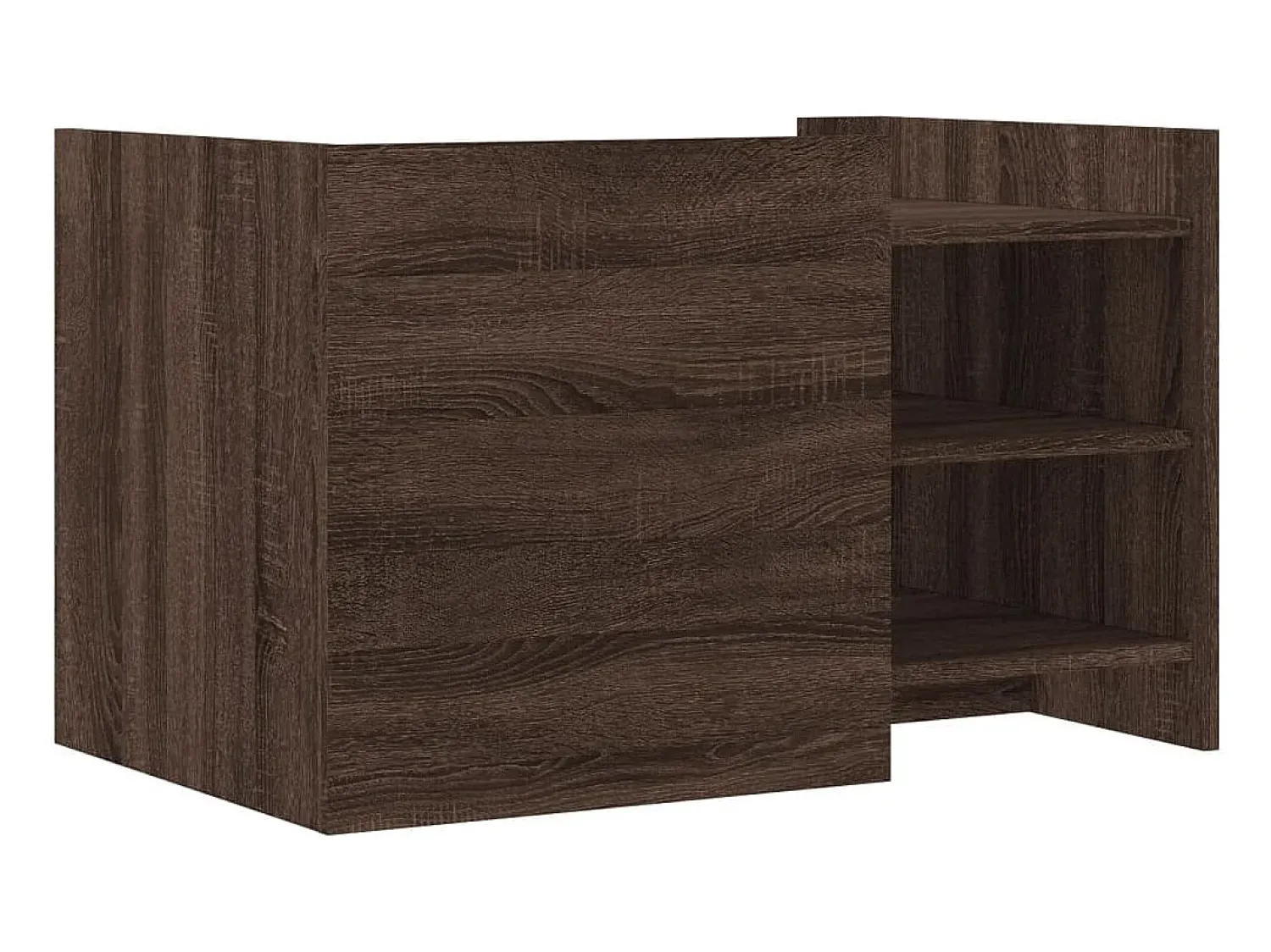 Hot vidaxl Mesa de centro 80x50x50 cm derivados madeira carvalho castanho Natural claro
