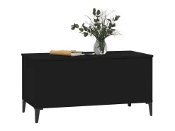 Hot Mesa de centro 90x44,5x45 cm derivados de madeira PT455506 Preto