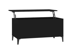 Hot Mesa de centro 90x44,5x45 cm derivados de madeira PT455506 Preto