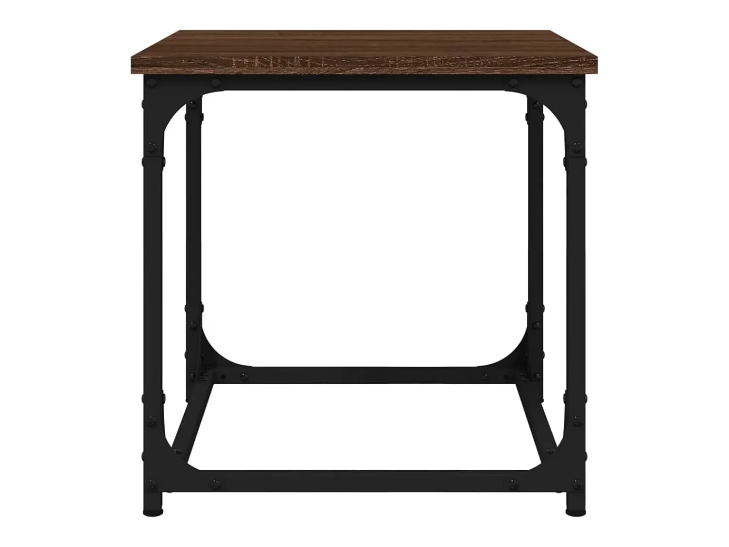 Mesa de centro 40x40x40 cm derivados madeira carvalho PT552476^ Mesa De Centro