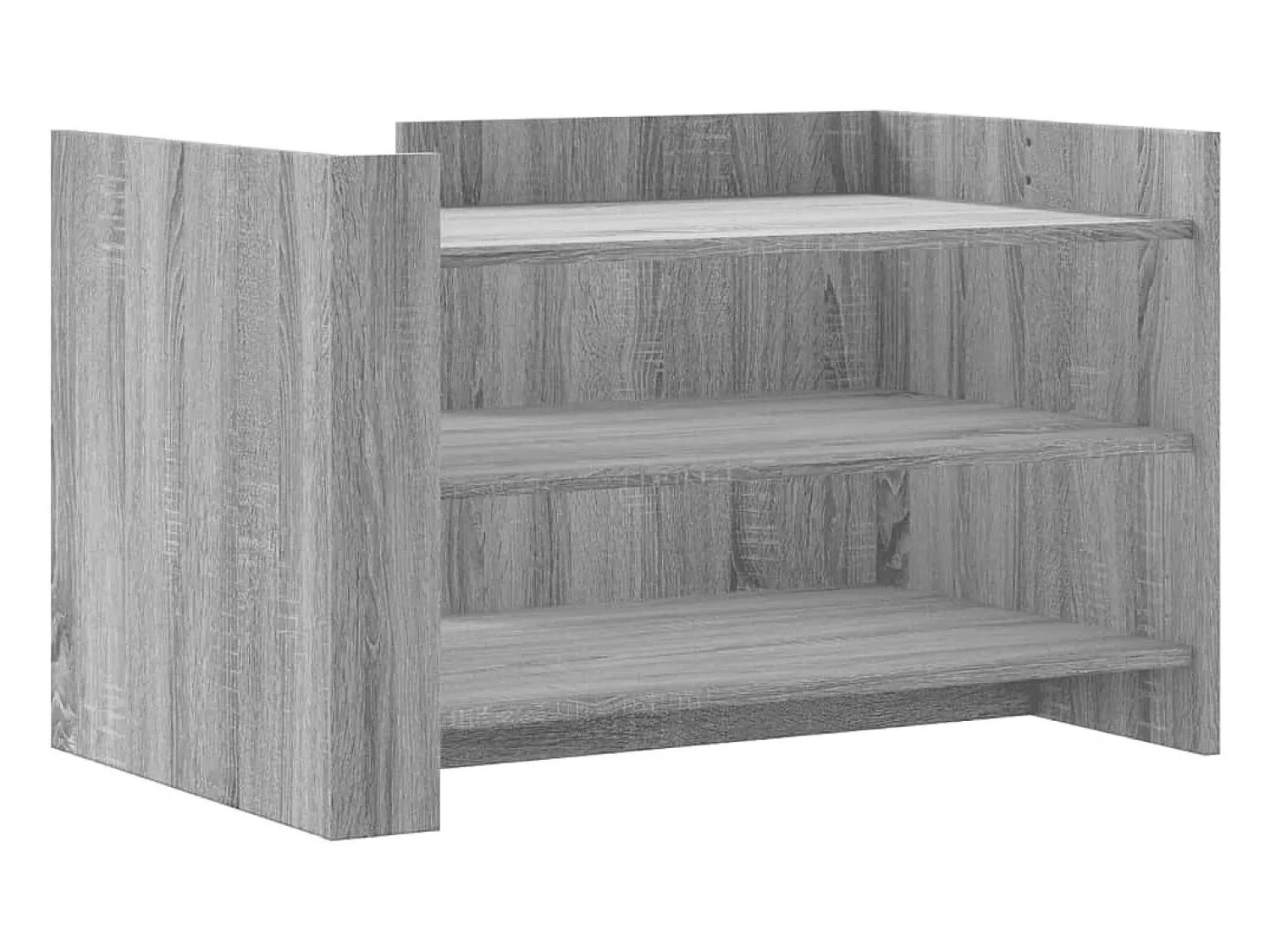 Mesa De Centro* Mesa de centro 80x50x50 cm derivados de madeira sonoma PT417030 Cinzento
