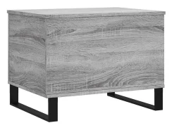 vidaxl Mesa de centro 60x44,5x45 cm derivados de madeira cinza sonoma^ Mesa De Centro