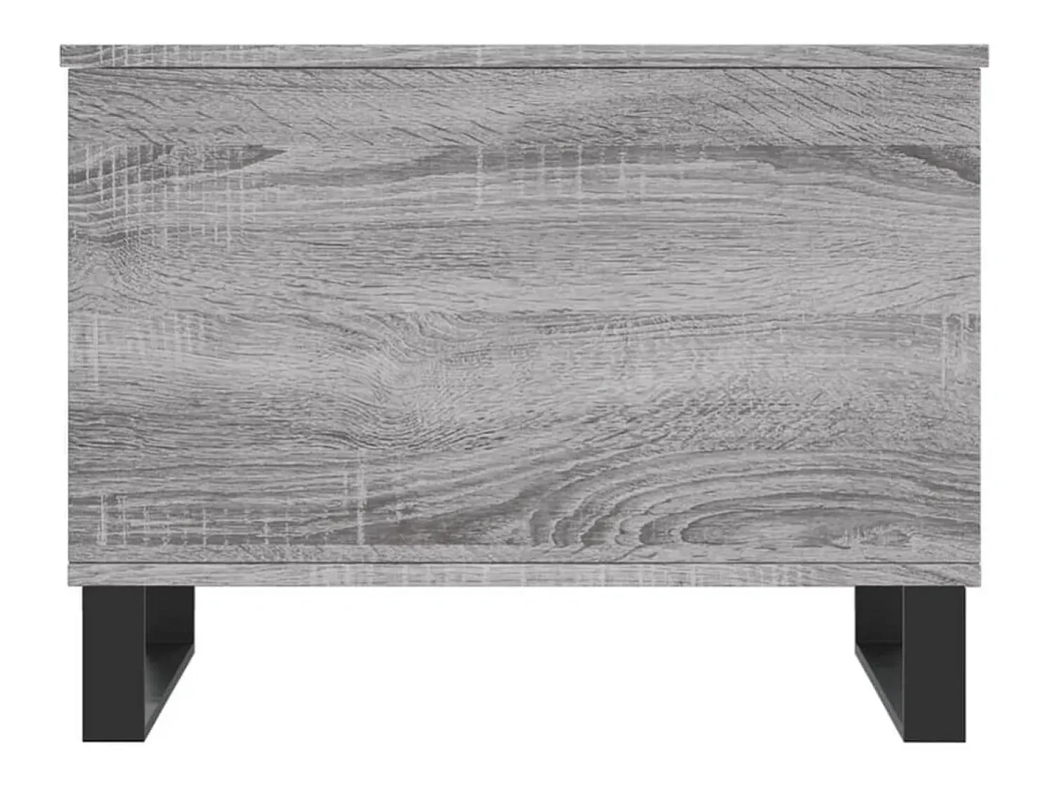 vidaxl Mesa de centro 60x44,5x45 cm derivados de madeira cinza sonoma^ Mesa De Centro