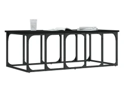 Discount Mesa de centro 100x50x35,5 cm derivados de madeira PT339037 Preto