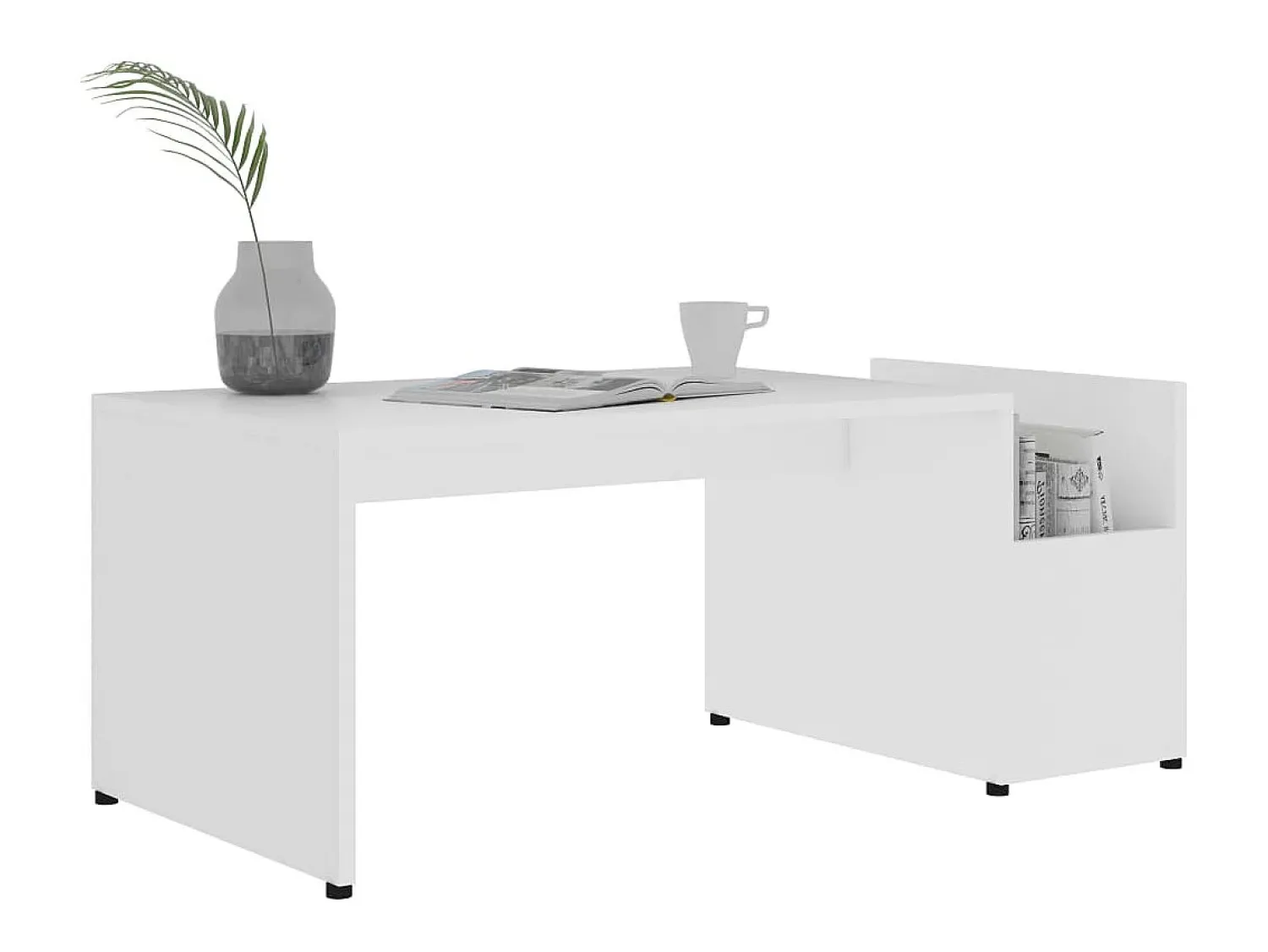 Mesa de centro 90x45x35 cm derivados de madeira PT545951^ Mesa De Centro