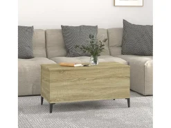Mesa De Centro* Mesa de centro 90x44,5x45 cm derivados madeira carvalho sonoma PT354481 Castanho