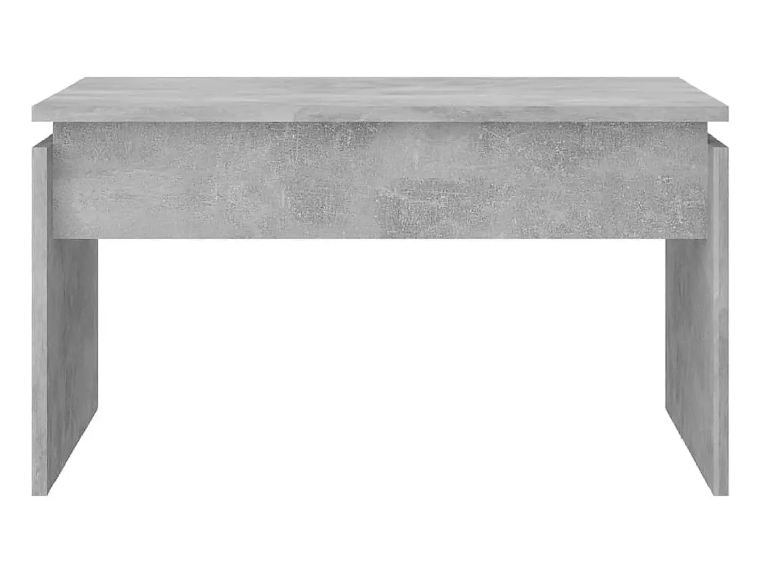 Mesa de centro 68x50x38 cm derivados madeira cimento PT256287^ Mesa De Centro