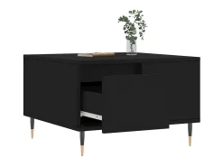 Mesa De Centro| Mesa de centro 55x55x36,5 cm derivados de madeira PT910886 Preto