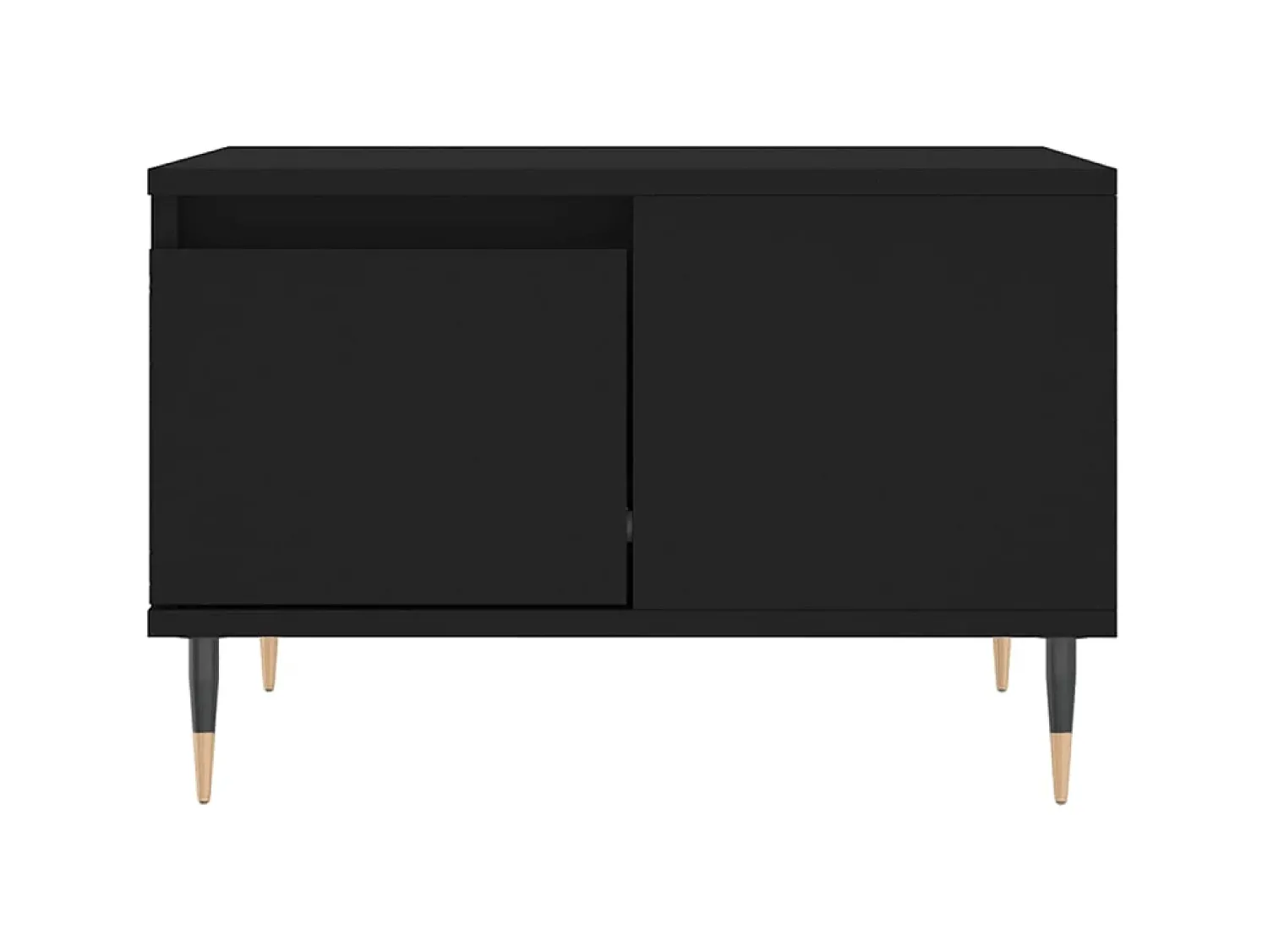 Mesa De Centro| Mesa de centro 55x55x36,5 cm derivados de madeira PT910886 Preto