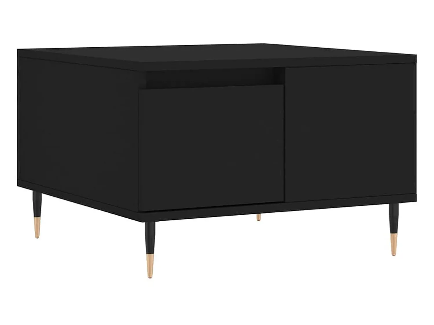 Mesa De Centro| Mesa de centro 55x55x36,5 cm derivados de madeira PT910886 Preto