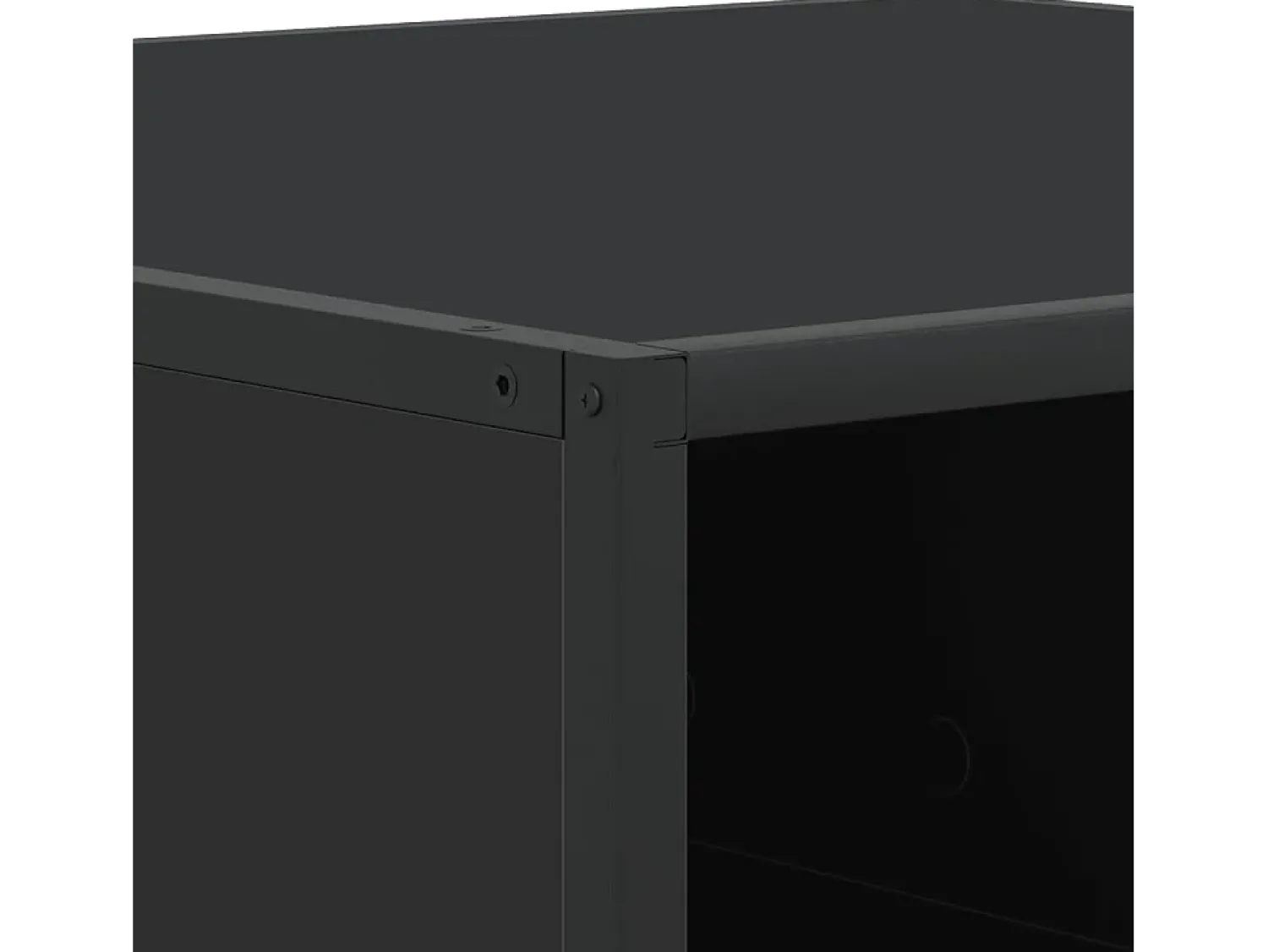 vidaxl Mesa de centro 100x100x30 cm derivados de madeira/metal^ Mesa De Centro