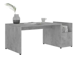 Mesa de centro 90x45x35 cm derivados madeira cimento PT151105^ Mesa De Centro