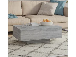 Mesa de centro 85x55x31 cm derivados de madeira sonoma PT541845 Cinzento