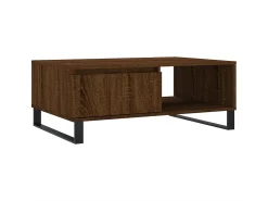 Outlet Mesa de centro 90x60x35 cm derivados madeira carvalho PT306075 Castanho