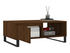 Outlet Mesa de centro 90x60x35 cm derivados madeira carvalho PT306075 Castanho