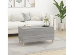 Mesa De Centro* Mesa de centro 90x44,5x45 cm derivados de madeira cinza sonoma PT418664 Cinzento