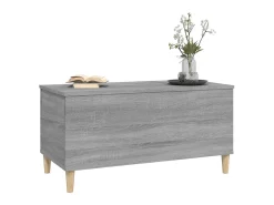 Mesa De Centro* Mesa de centro 90x44,5x45 cm derivados de madeira cinza sonoma PT418664 Cinzento