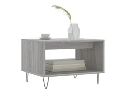 Mesa De Centro* Mesa de centro 60x50x40 cm derivados de madeira sonoma PT957845 Cinzento