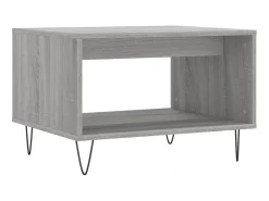 Mesa De Centro* Mesa de centro 60x50x40 cm derivados de madeira sonoma PT957845 Cinzento
