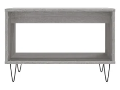 Mesa De Centro* Mesa de centro 60x50x40 cm derivados de madeira sonoma PT957845 Cinzento