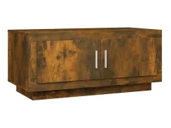 Mesa de centro 102x50x45 cm derivados madeira carvalho fumado PT892878^ Mesa De Centro