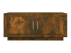 Mesa de centro 102x50x45 cm derivados madeira carvalho fumado PT892878^ Mesa De Centro