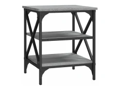 Clearance Mesa de centro 40x42x50 cm derivados de madeira sonoma PT213014 Cinzento