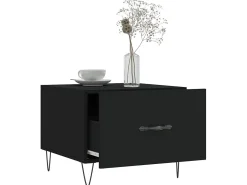 Best Mesa de centro 50x50x40 cm derivados de madeira PT163415 Preto