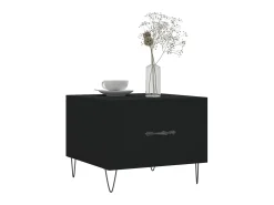 Best Mesa de centro 50x50x40 cm derivados de madeira PT163415 Preto