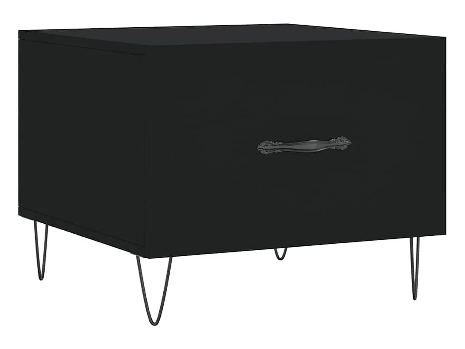 Best Mesa de centro 50x50x40 cm derivados de madeira PT163415 Preto