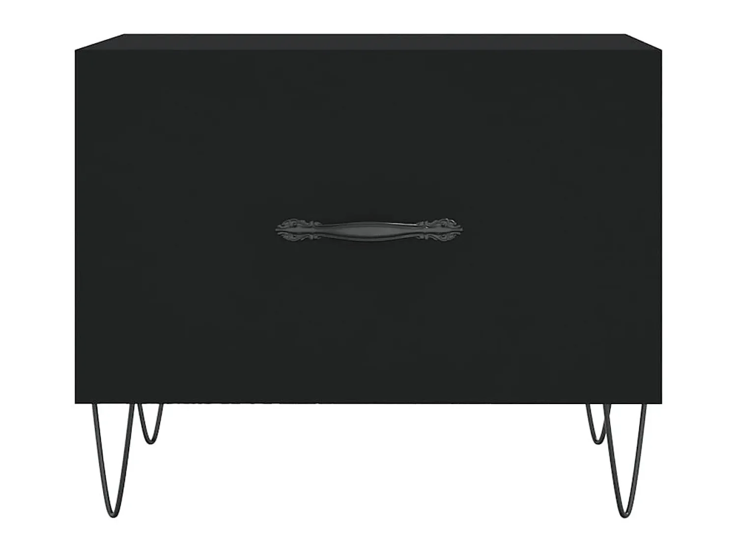 Best Mesa de centro 50x50x40 cm derivados de madeira PT163415 Preto