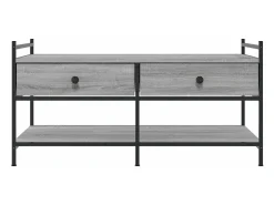 Mesa De Centro*vidaxl Mesa de centro 99x50x50 cm derivados de madeira sonoma Cinzento