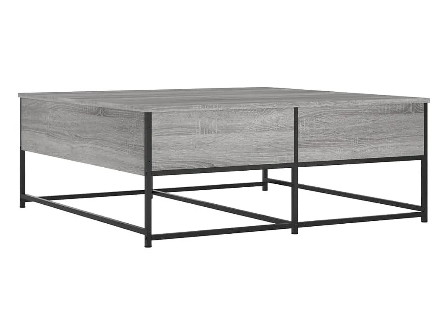Mesa De Centro|vidaxl Mesa de centro 100x99x40 cm derivados madeira sonoma Cinzento