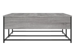 Mesa De Centro|vidaxl Mesa de centro 100x99x40 cm derivados madeira sonoma Cinzento