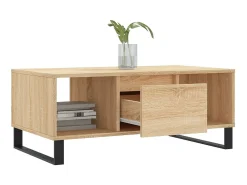 Mesa de centro 90x50x36,5 cm derivados madeira carvalho sonoma PT511304^ Mesa De Centro
