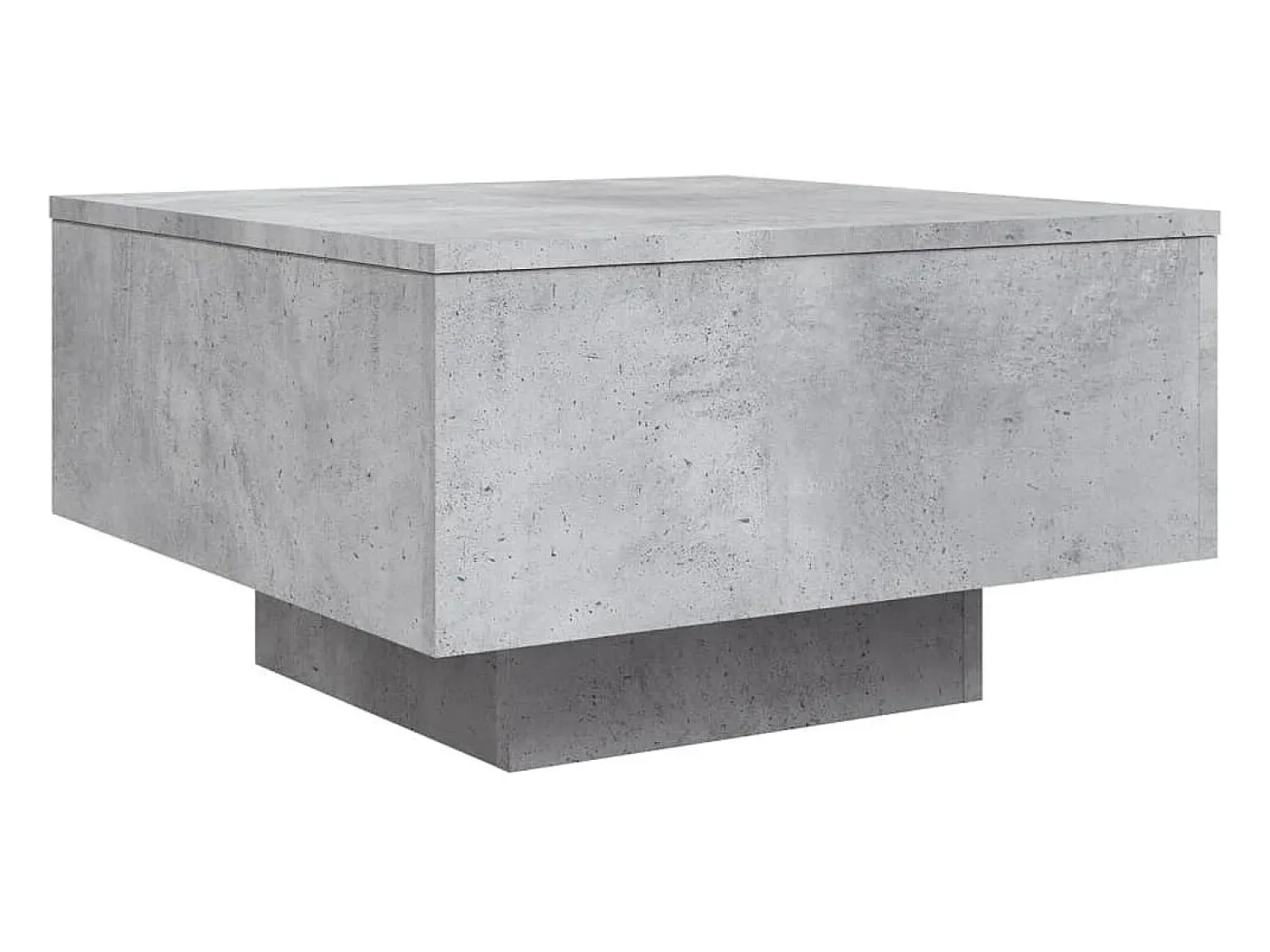 Mesa De Centro|vidaxl Mesa de centro 55x55x31 cm derivados de madeira cinza-cimento Cinzento claro