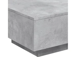 Mesa De Centro|vidaxl Mesa de centro 55x55x31 cm derivados de madeira cinza-cimento Cinzento claro