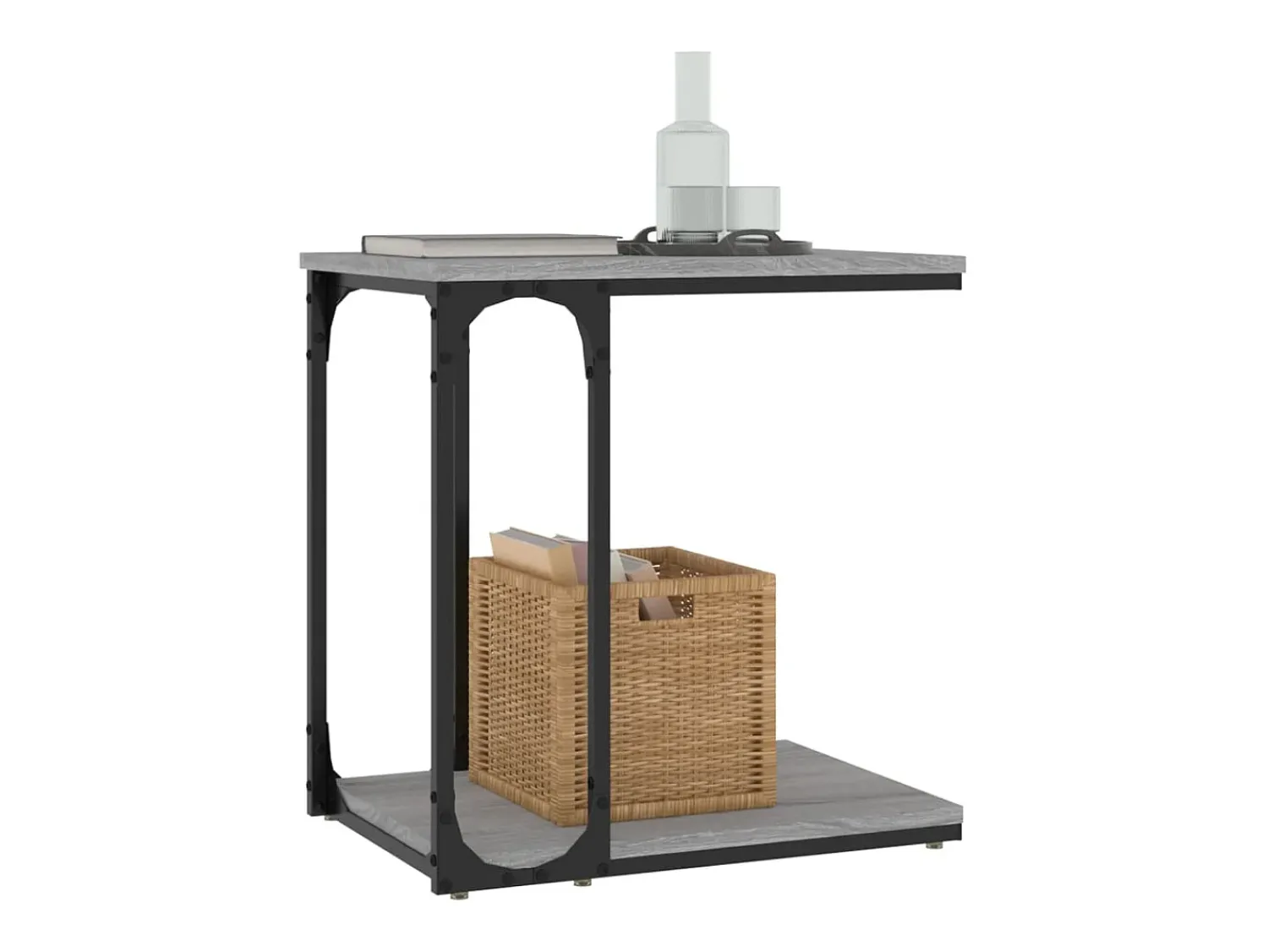 Online Mesa de centro 50x35x52 cm derivados de madeira sonoma PT552102 Cinzento