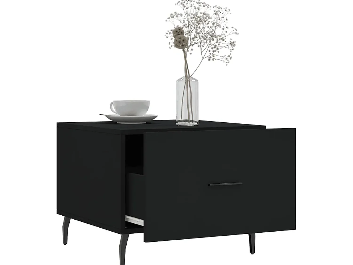 Mesa de centro 50x50x40 cm derivados de madeira PT470666^ Mesa De Centro