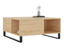 Mesa de centro 80x80x36,5 cm derivados madeira carvalho sonoma PT164372^ Mesa De Centro